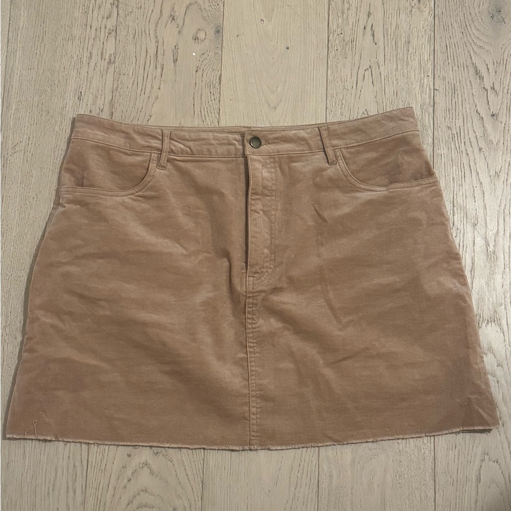 Plus Size Forever 21 Skirt Beige
